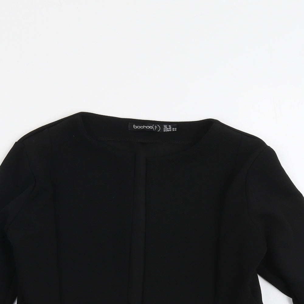 Womens UK Size 6 Boohoo Black Jacket Blazer