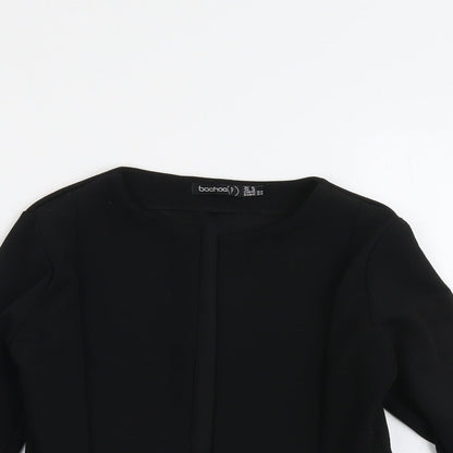 Womens UK Size 6 Boohoo Black Jacket Blazer
