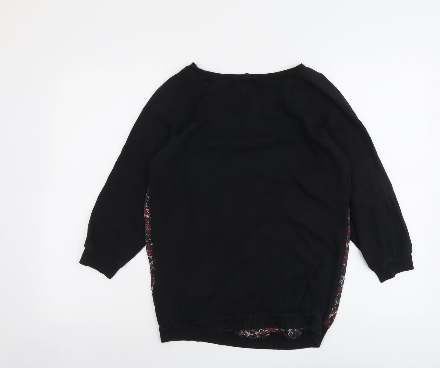 Womens UK Size S RESERVED Black Basic Blouse
