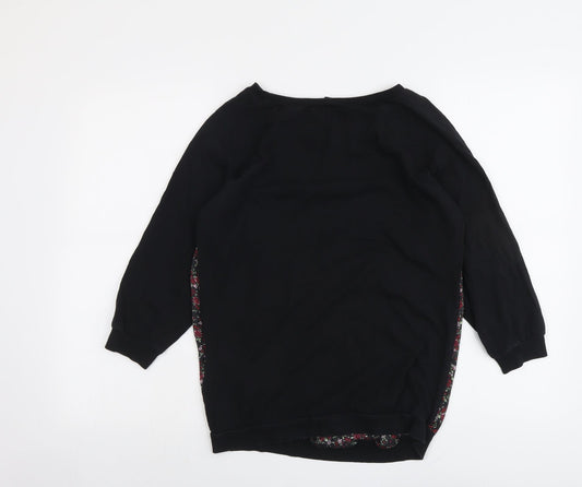 Womens UK Size S RESERVED Black Basic Blouse
