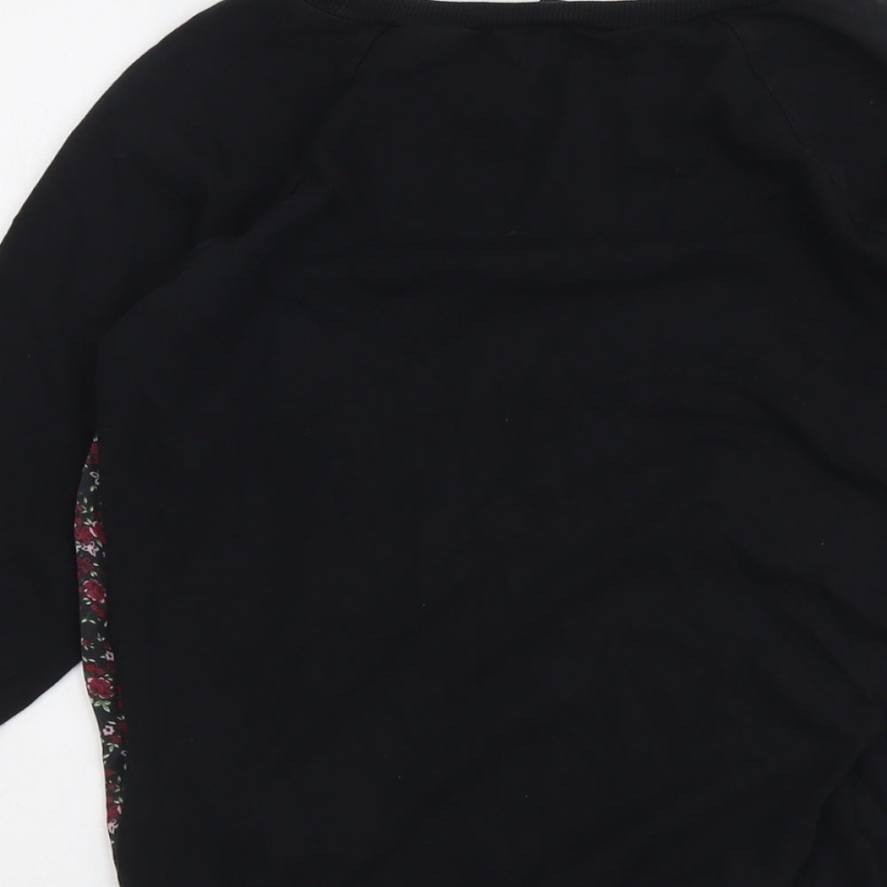 Womens UK Size S RESERVED Black Basic Blouse