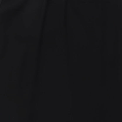 Frank Usher Womens Black Polyester A-Line Skirt Size 10