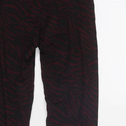 Marks and Spencer Womens Red Viscose Jogger Leggings Size 8 - Leggins
