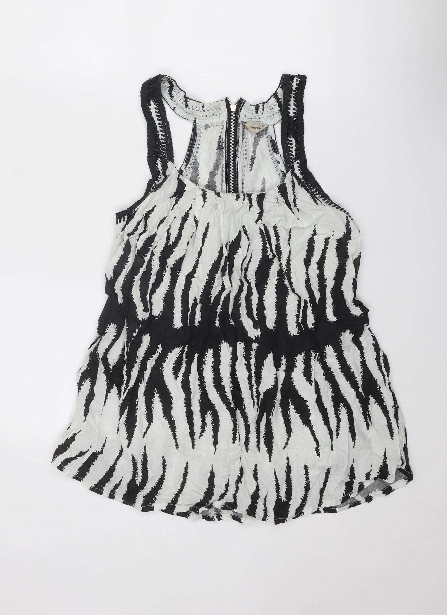 Womens UK Size 10 Miss Posh Black Basic Tank