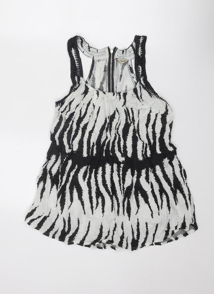 Womens UK Size 10 Miss Posh Black Basic Tank