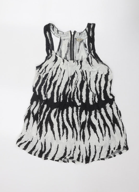 Womens UK Size 10 Miss Posh Black Basic Tank