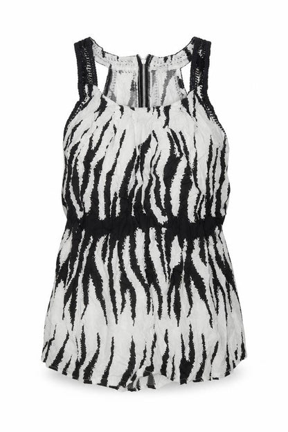 Womens UK Size 10 Miss Posh Black Basic Tank