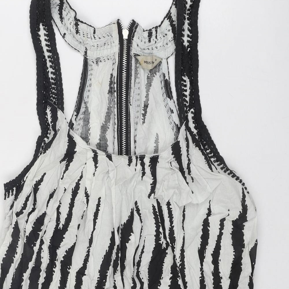 Womens UK Size 10 Miss Posh Black Basic Tank