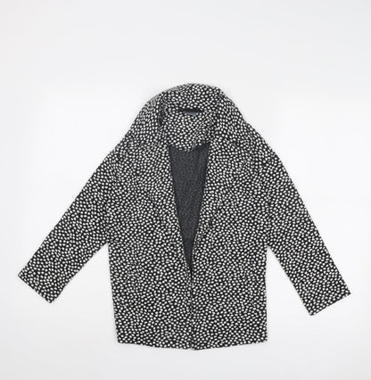 NEXT Girls Black Polka Dot Kimono Jacket Size 8 Years