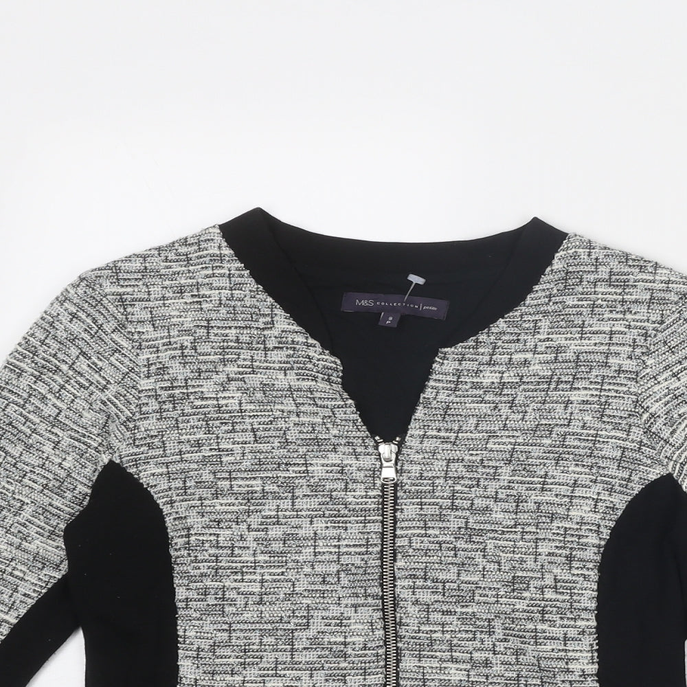 Womens UK Size 8 Marks and Spencer Grey Jacket