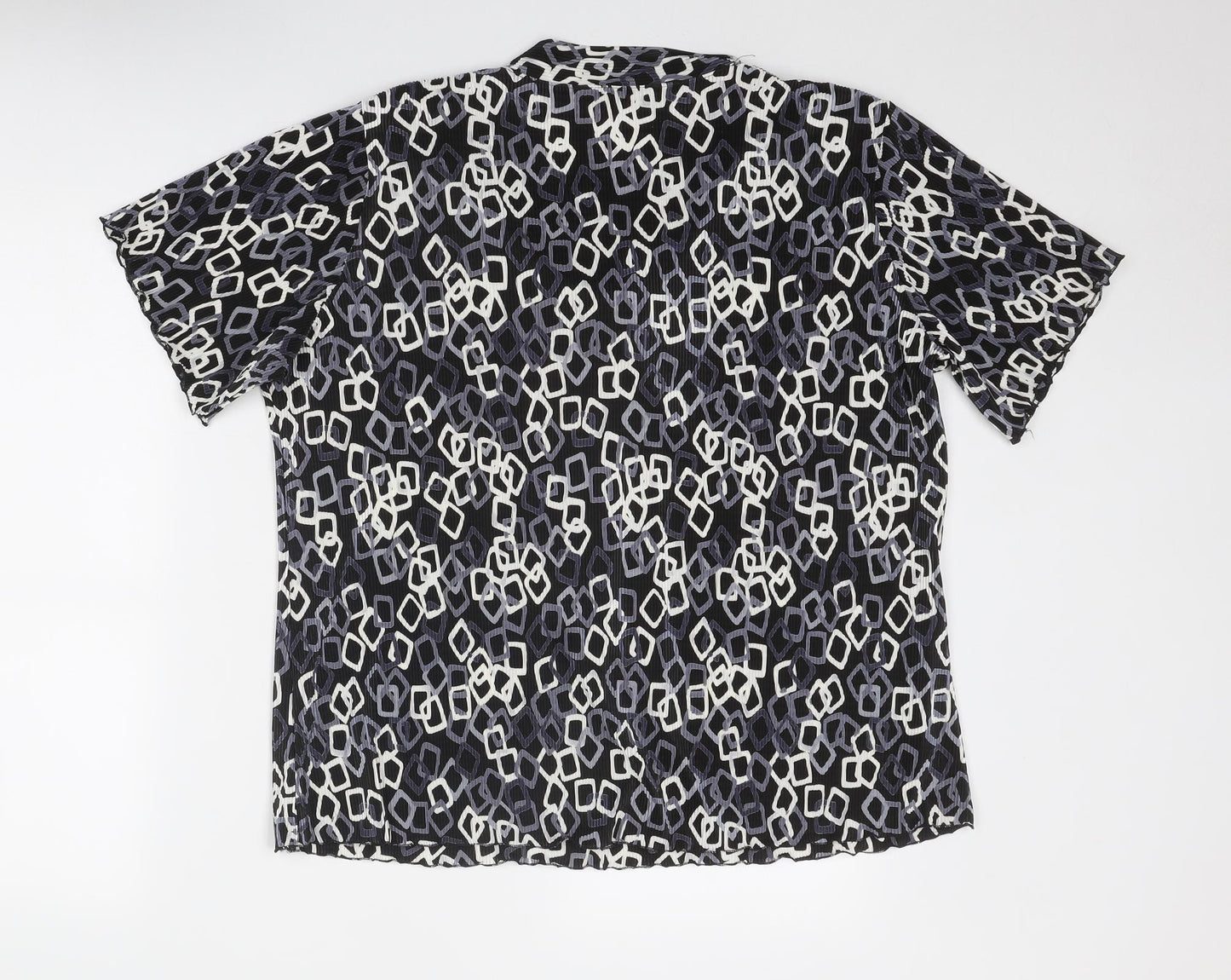 Womens UK Size XL Forever Black Basic Blouse