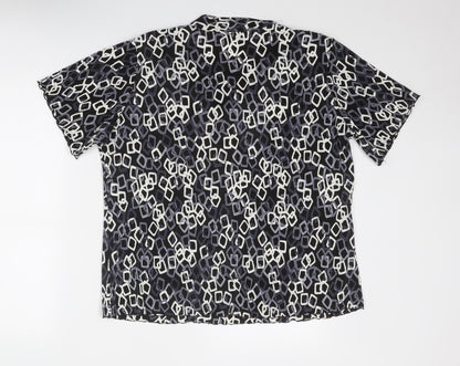 Womens UK Size XL Forever Black Basic Blouse