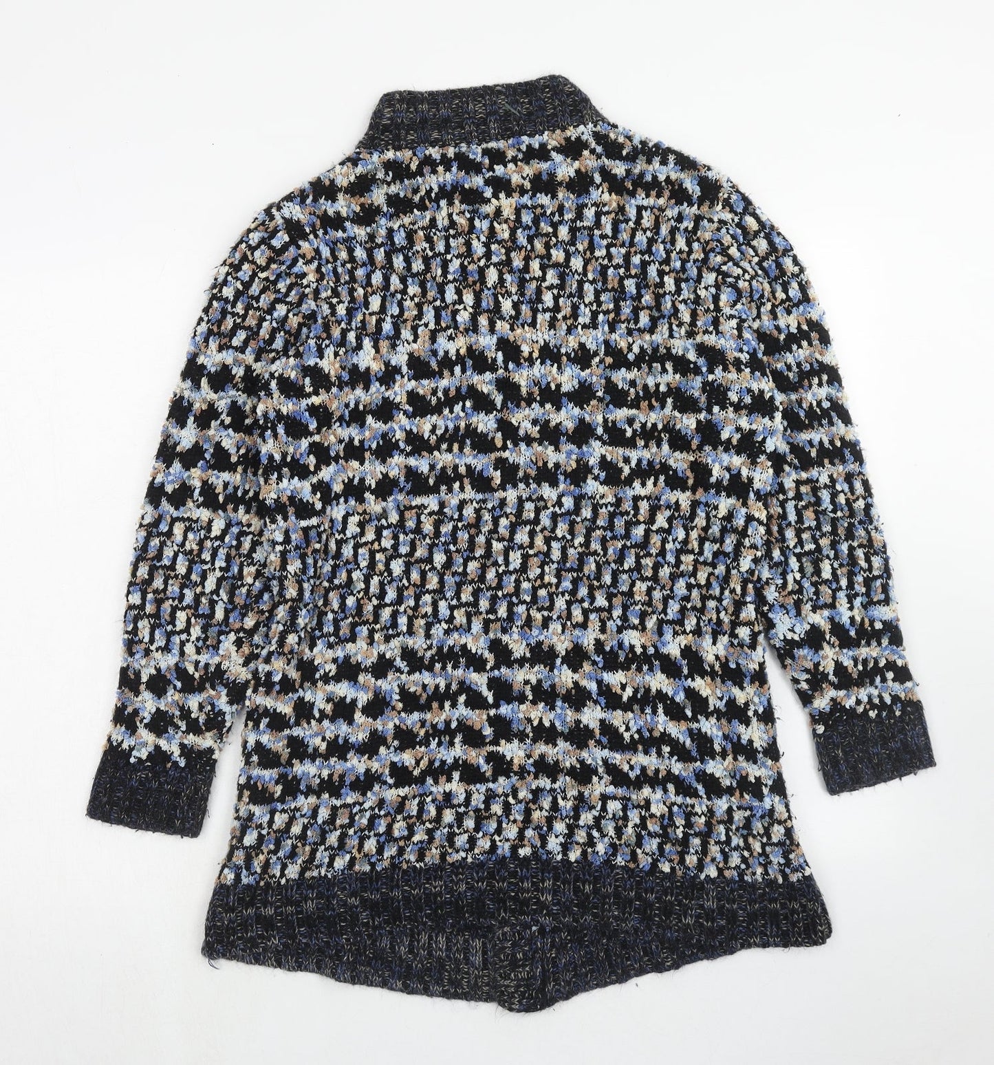 Womens UK Size M Anonymous Blue Cardigan Jumper