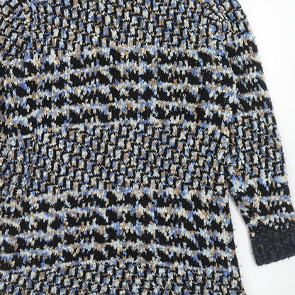 Womens UK Size M Anonymous Blue Cardigan Jumper