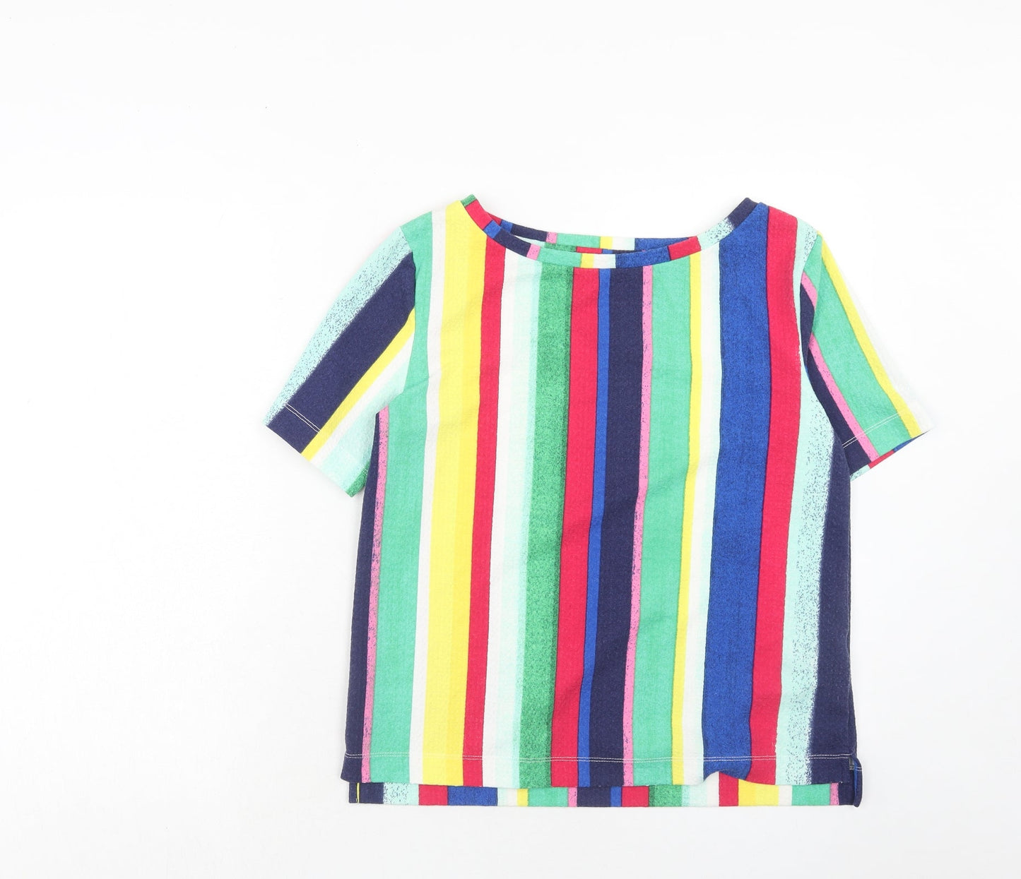 Womens UK Size 10 Marks and Spencer Multicoloured Basic Blouse