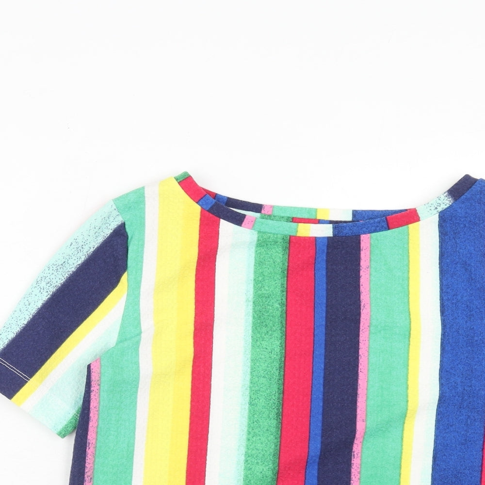 Womens UK Size 10 Marks and Spencer Multicoloured Basic Blouse