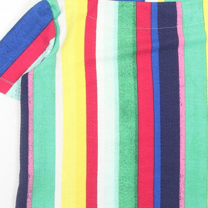 Womens UK Size 10 Marks and Spencer Multicoloured Basic Blouse