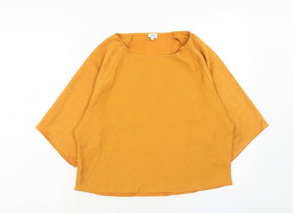 Womens UK Size 10 River Island Orange Basic Blouse