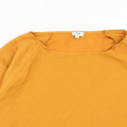 Womens UK Size 10 River Island Orange Basic Blouse