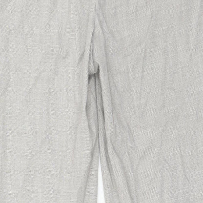 Womens UK Size 14 H&M Regular Fit  Grey Trousers