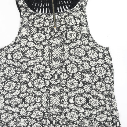 Womens UK Size 14 New Look Black Basic Blouse