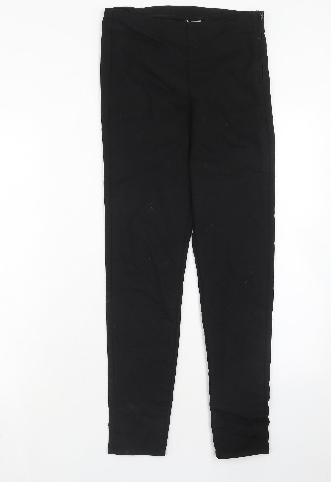 Womens UK Size 10 H&M Regular Fit  Black Trousers