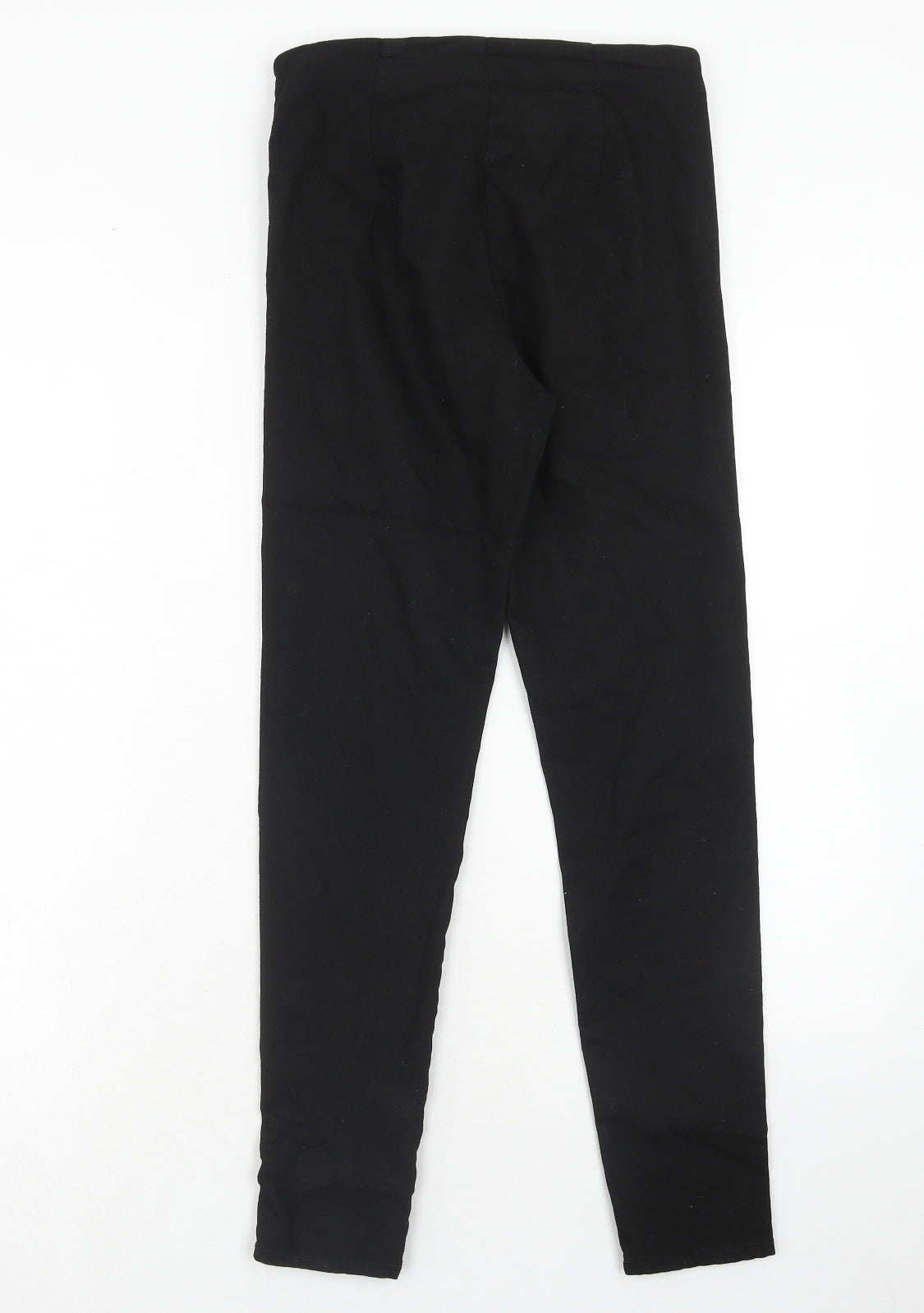 Womens UK Size 10 H&M Regular Fit  Black Trousers