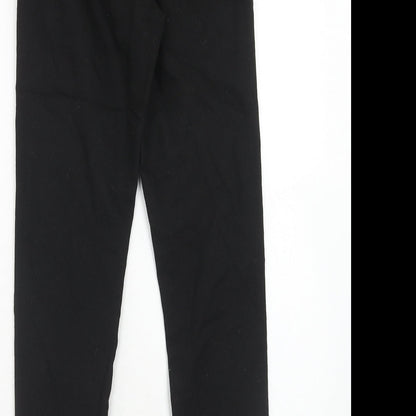 Womens UK Size 10 H&M Regular Fit  Black Trousers