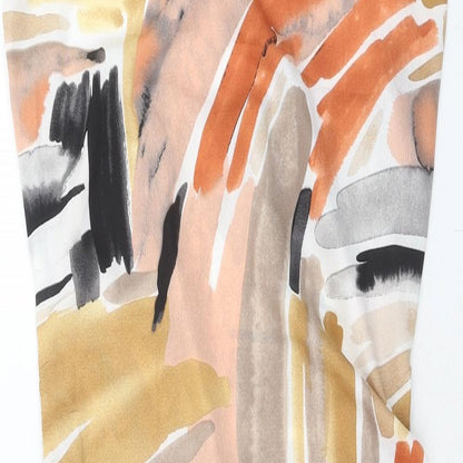 In the Style Womens Multicoloured Geometric Polyester Bodycon Size 12 Square Neck Pullover