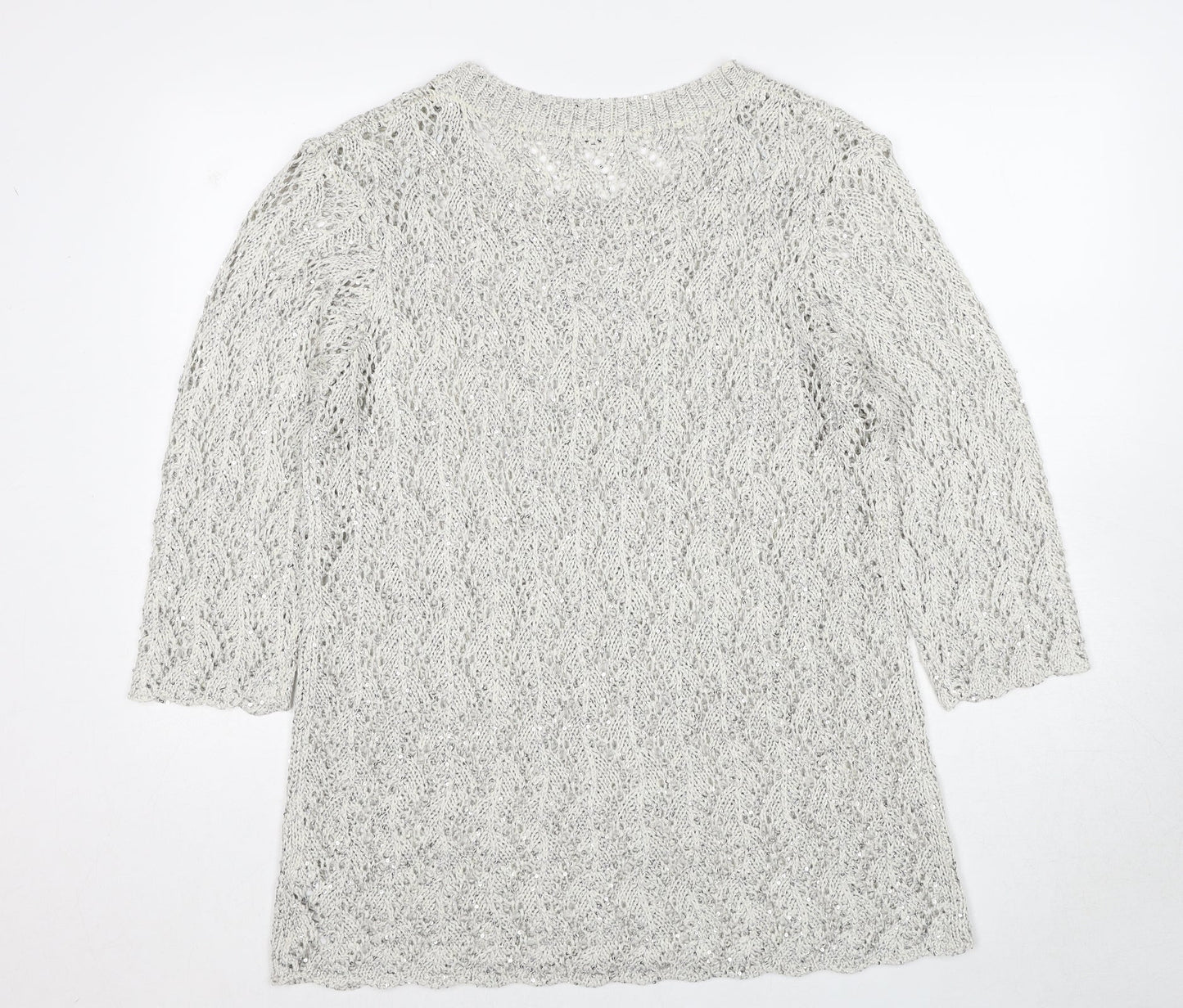 Womens UK Size 18 Damart Grey Pullover Jumper