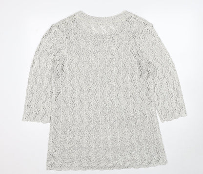 Womens UK Size 18 Damart Grey Pullover Jumper