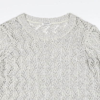 Womens UK Size 18 Damart Grey Pullover Jumper