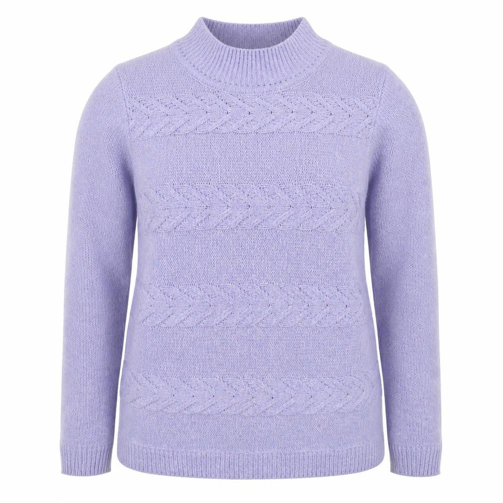 Womens UK Size 10 EWM Purple Pullover Jumper