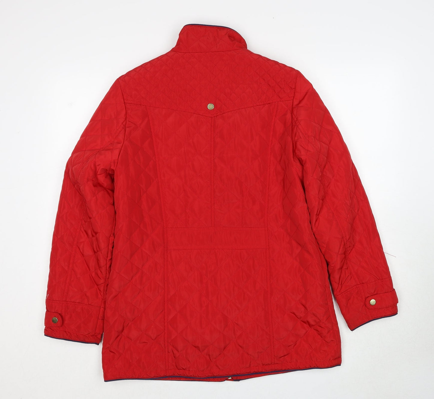 Womens UK Size 10 JBC Collection Red Quilted Coat