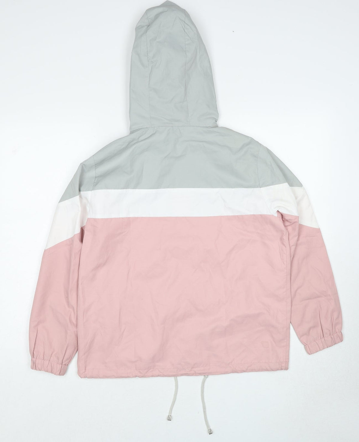 Back view of New Look girls’ pink jacket, size S, zip
