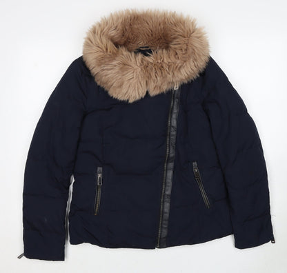 Womens UK Size S Zara Blue Jacket