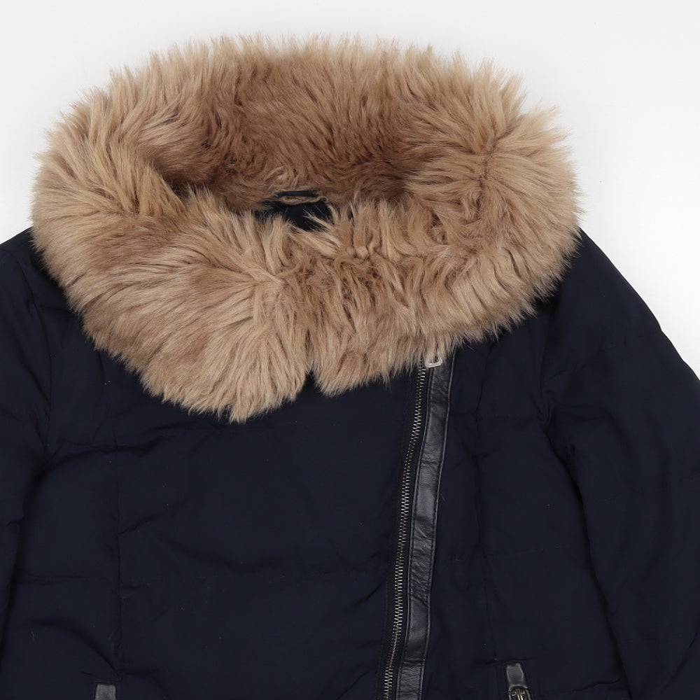 Womens UK Size S Zara Blue Jacket
