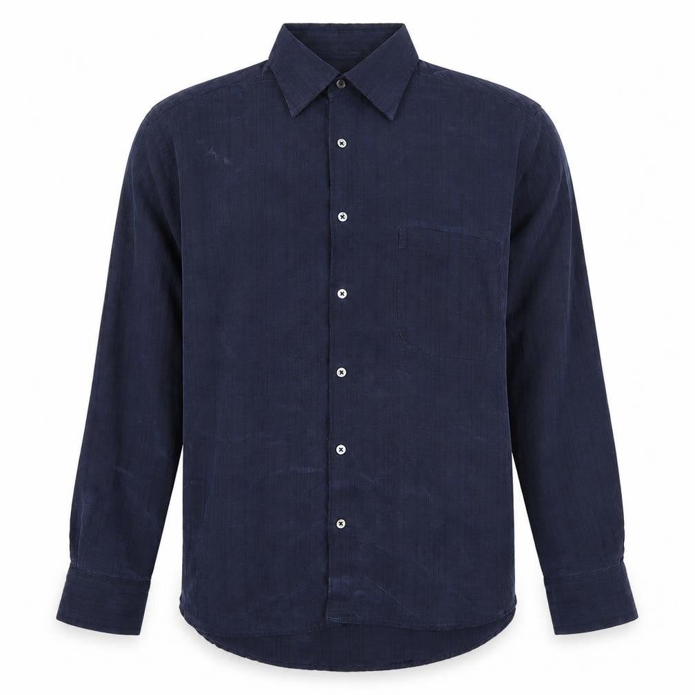 Mens UK Size L NEXT Blue  Button-Up Long Sleeve Casual Shirt