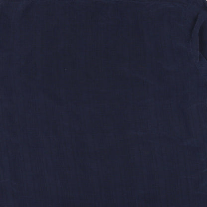Mens UK Size L NEXT Blue  Button-Up Long Sleeve Casual Shirt