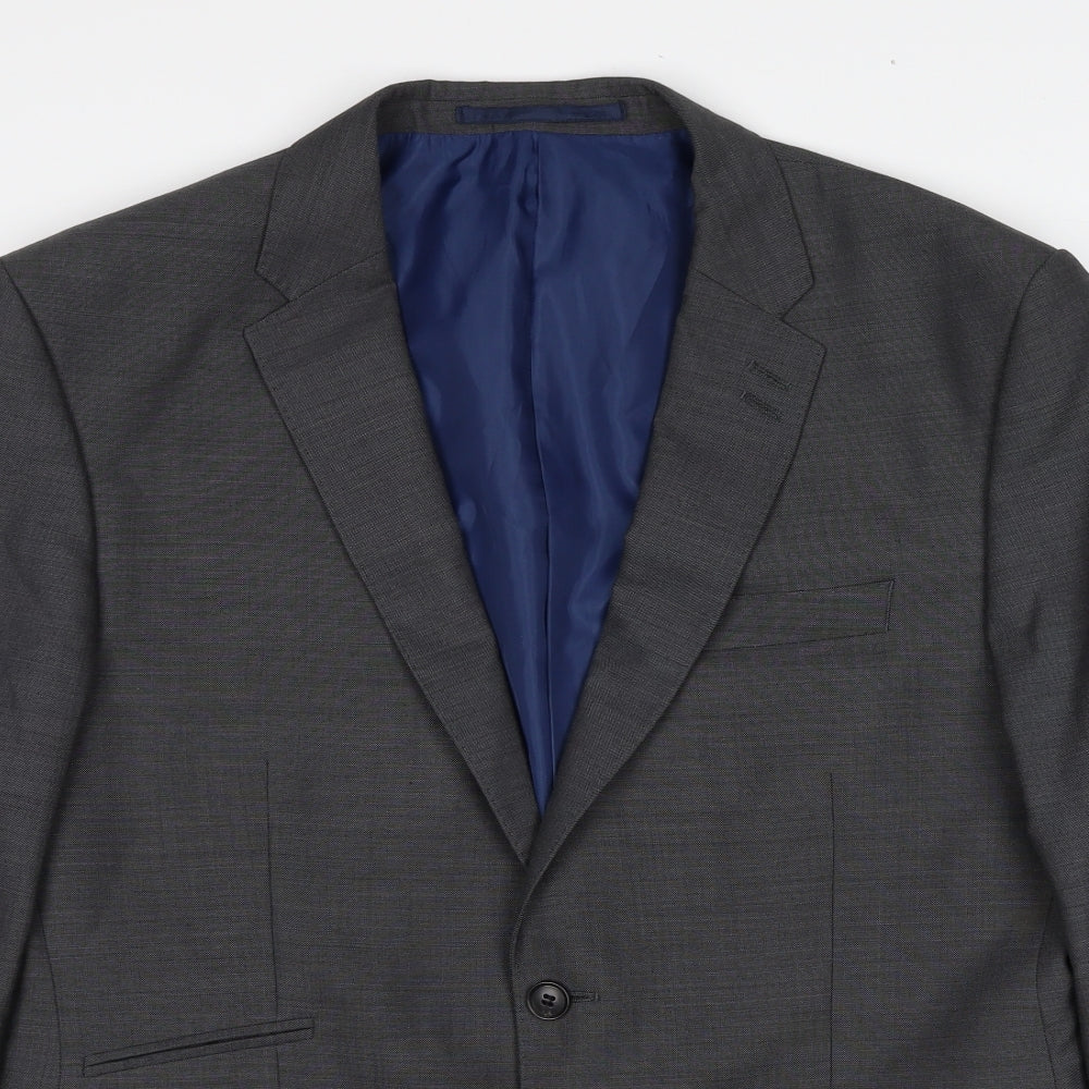 Mens UK Size 42 Marks and Spencer Regular Grey Suit Jacket