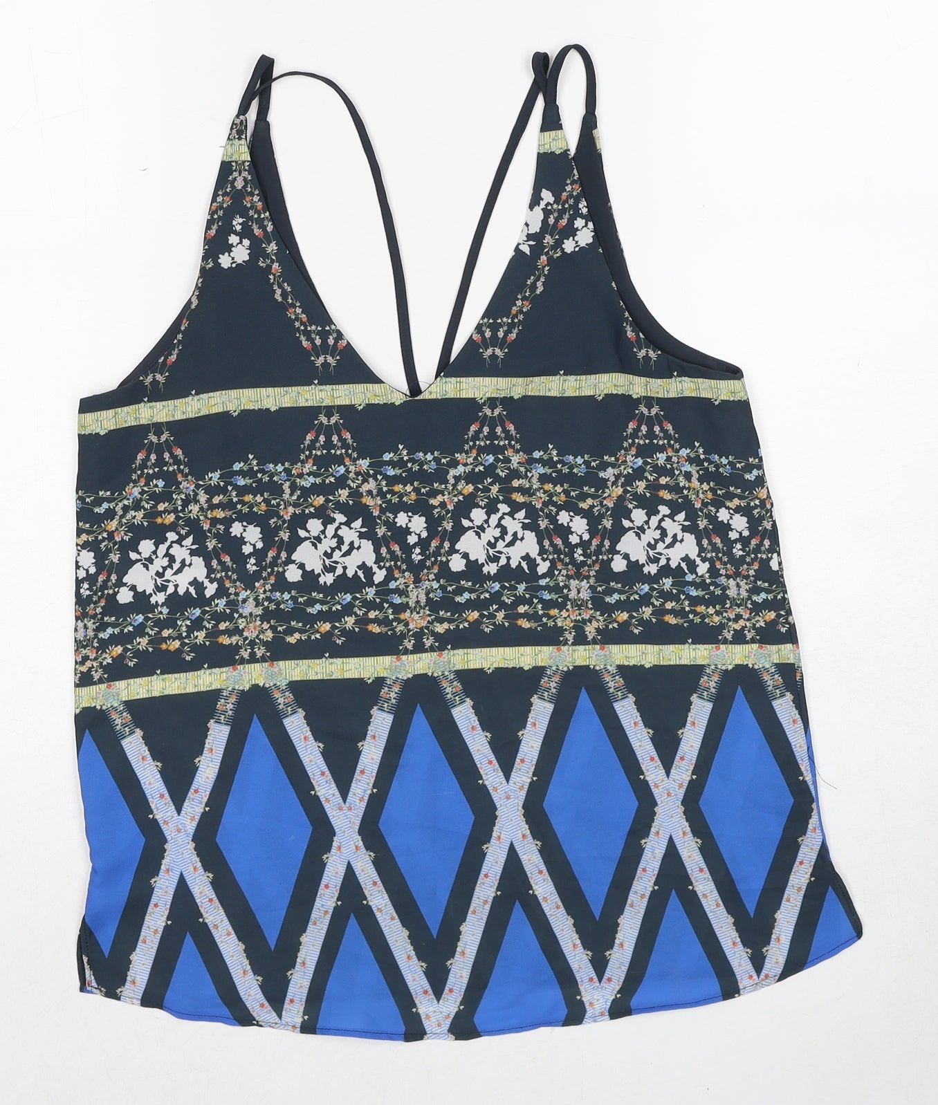 Womens UK Size 6 Topshop Multicoloured Camisole Tank