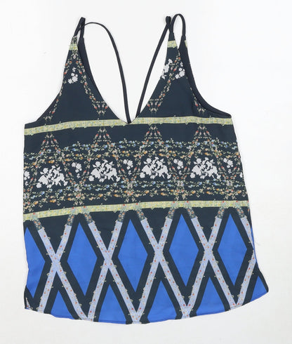 Womens UK Size 6 Topshop Multicoloured Camisole Tank