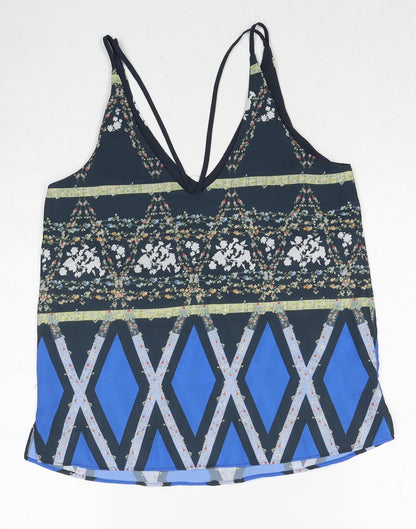 Womens UK Size 6 Topshop Multicoloured Camisole Tank