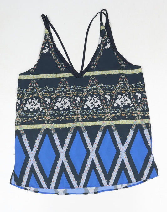 Womens UK Size 6 Topshop Multicoloured Camisole Tank