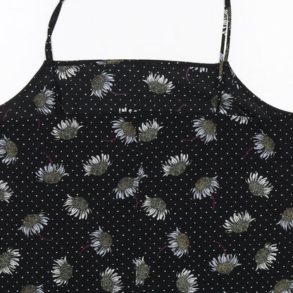 Womens UK Size 14 Topshop Black Camisole Tank