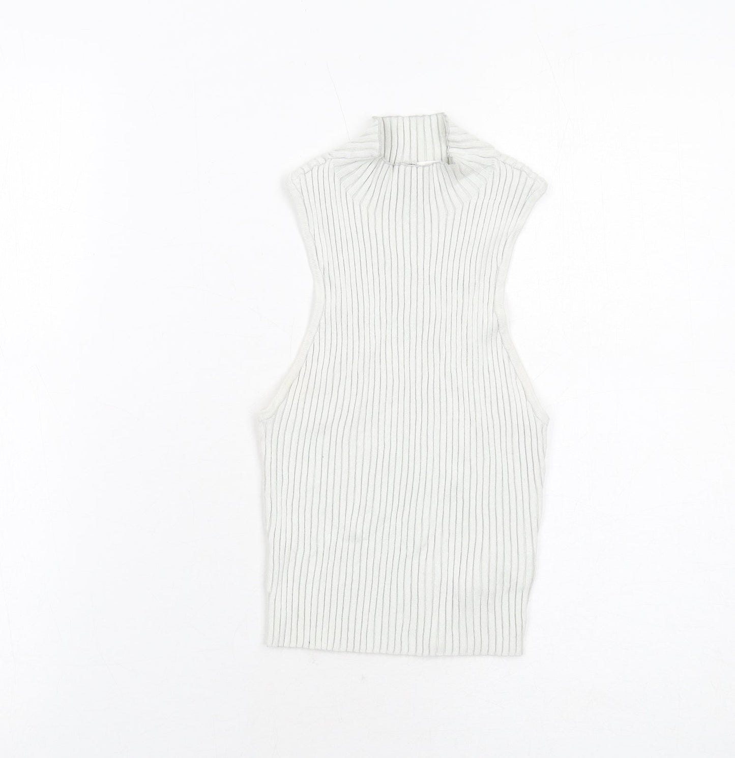 Womens UK Size S H&M White Basic Blouse
