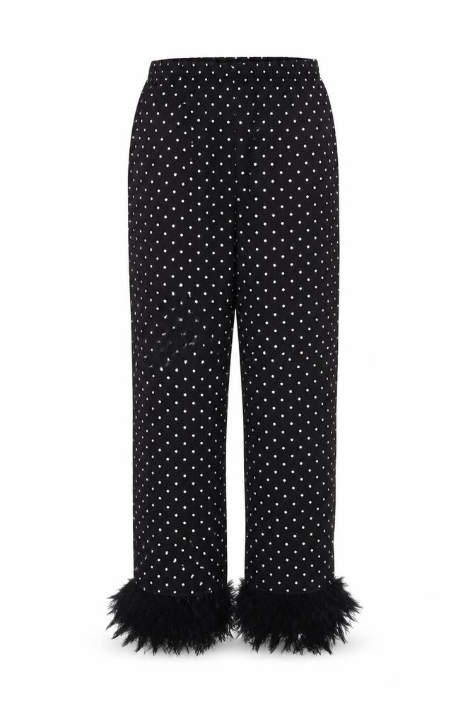 Womens UK Size 14 Cameo Rose Regular Fit  Black Trousers
