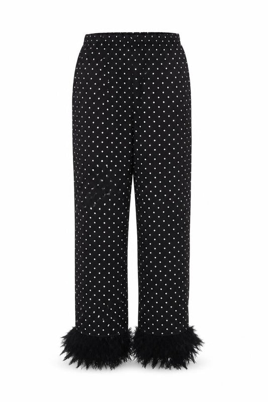 Womens UK Size 14 Cameo Rose Regular Fit  Black Trousers
