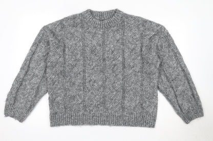 Womens UK Size M Marks and Spencer Grey Pullover Jumper