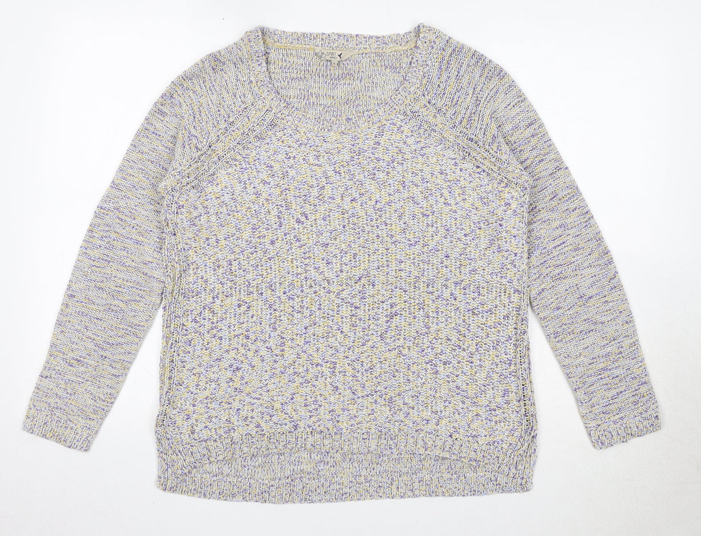 Womens UK Size 14 M&Co Yellow Pullover Jumper